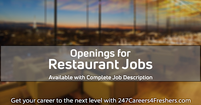 Resturant Jobs